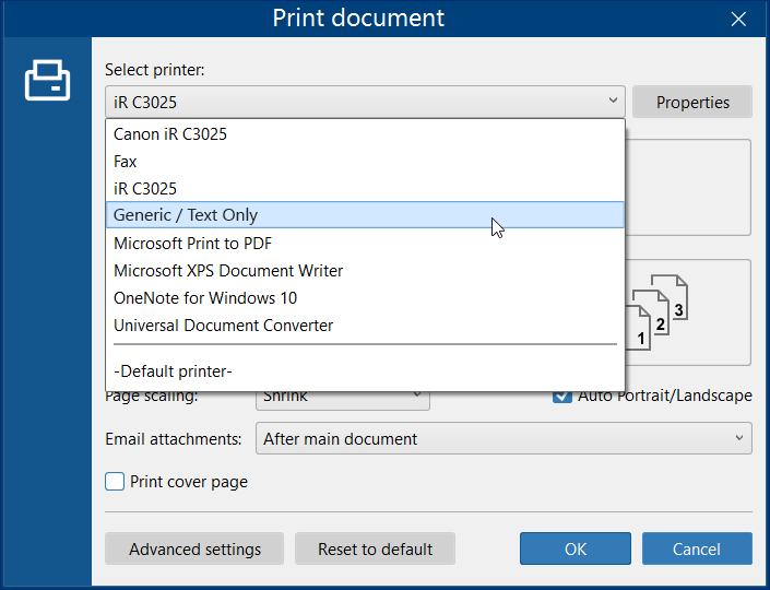 Auto print ZPL using Generic / Text Only driver in Windows