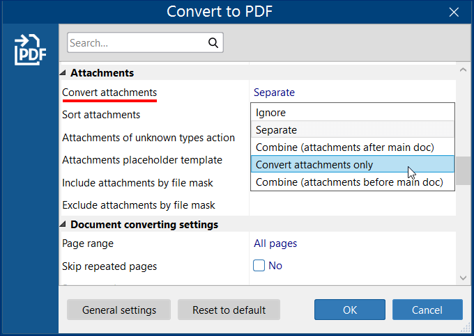 Adjust the handling of attachments in FolderMill