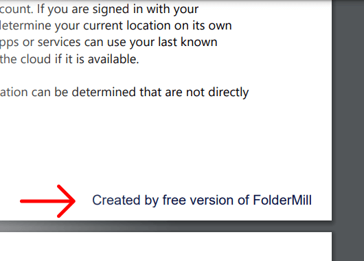 Free version of FolderMill