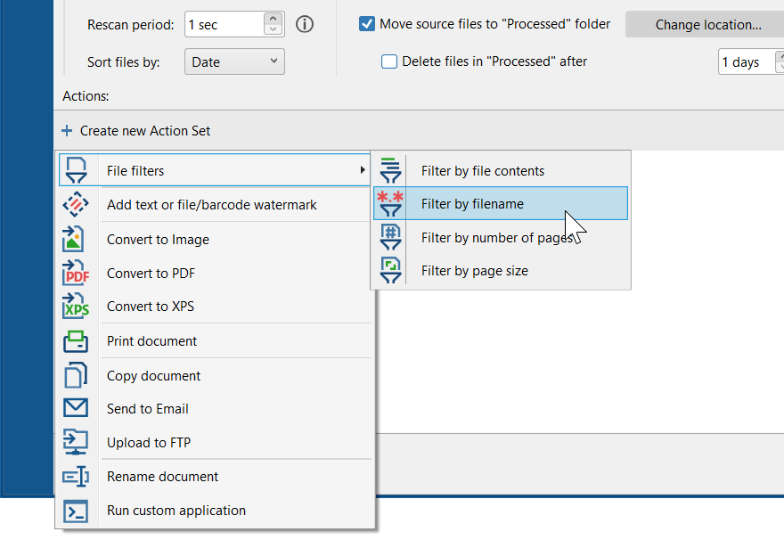 Add Filename Filter to process certain filetypes