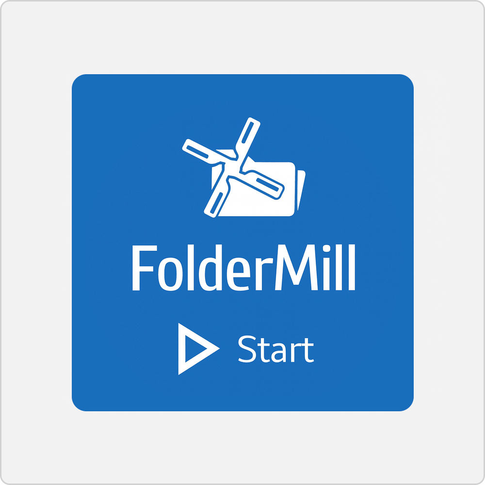 Step 3: Start FolderMill Processor Step 3: Start FolderMill Processor