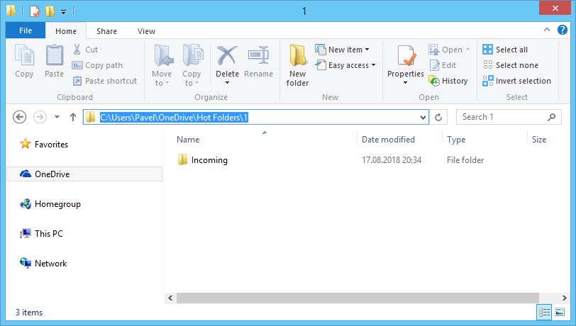 Hot Folder for FolderMill inside OneDrive folder