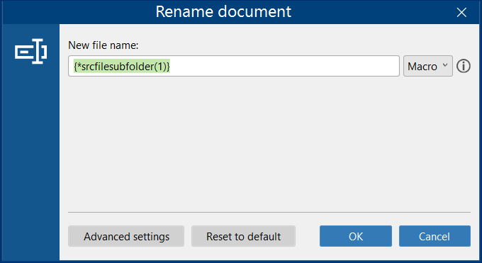 Adopt filename from source file subfolder
