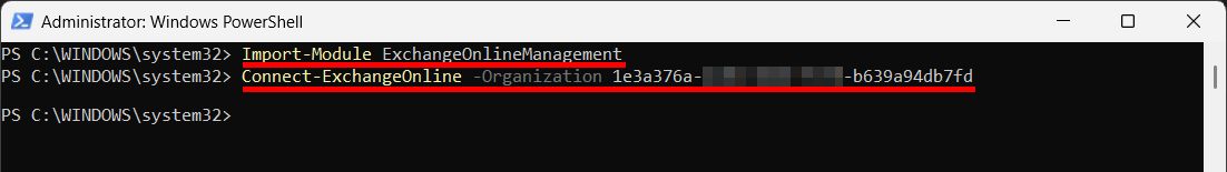 Run commands in PowerShell 
