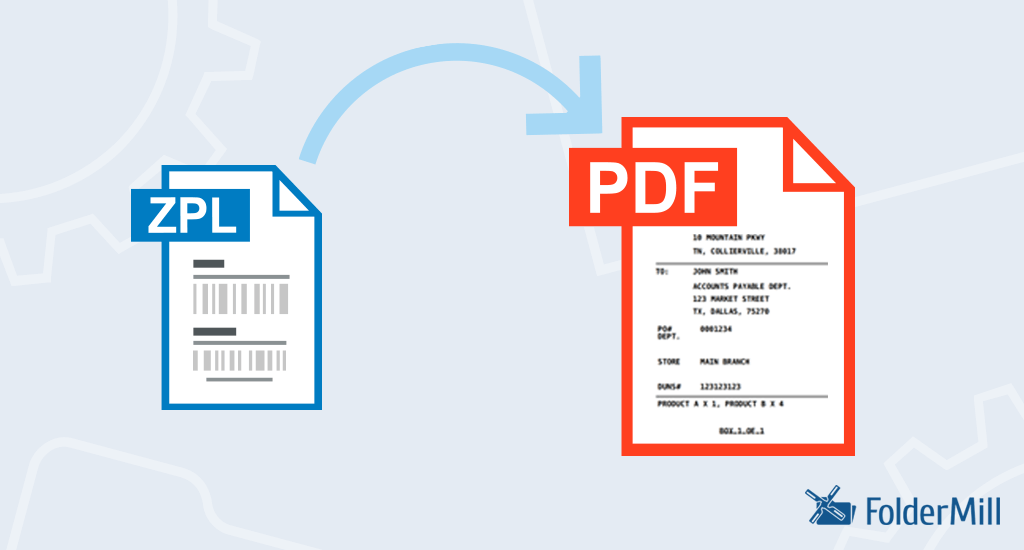 Convert ZPL to PDF automatically